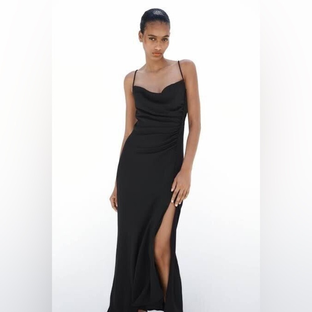 Zara camisole dress with buttons